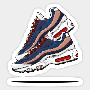 Air Max 95 Sneakers illustration Sticker